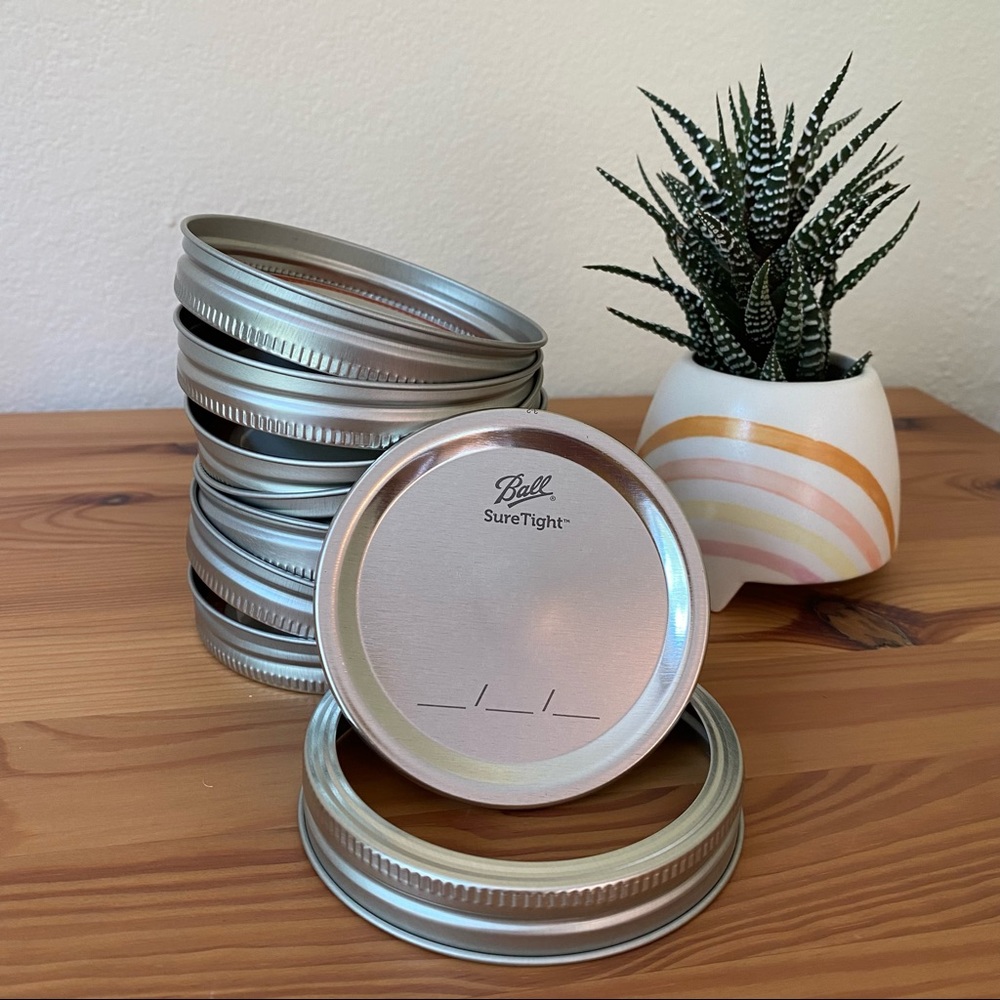 8 Ball wide-mouth canning lids, NWOT